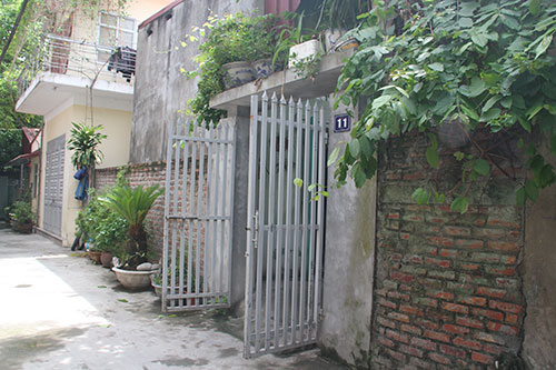 Căn nhà số 11 trong ngõ đường Trần Tất Văn